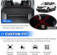 Vista 116 de Powerty Cubierta de Carga para Accesorios Kia Sportage 2023-2025 2026, Textura de Lona Cubierta Retráctil para Maletero Trasero de Carga de Equipaje