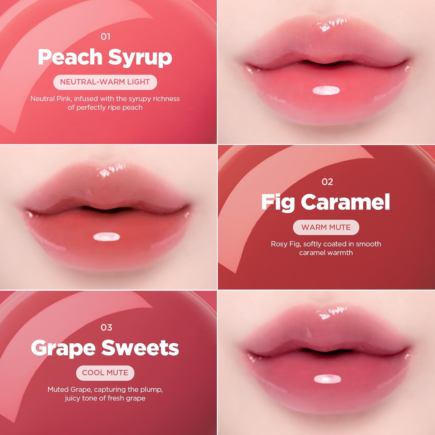 lilybyred Sugar Wrapping Tint Gloss, 0.21 oz. | Korean Glassy Lip Stain, Smooth Glaze Finish, Lightweight & Non-Sticky, No-Darkening Color Stay, Ceramide-Infused Lip Care (06 Pomegranate Black Sugar) - Image 6