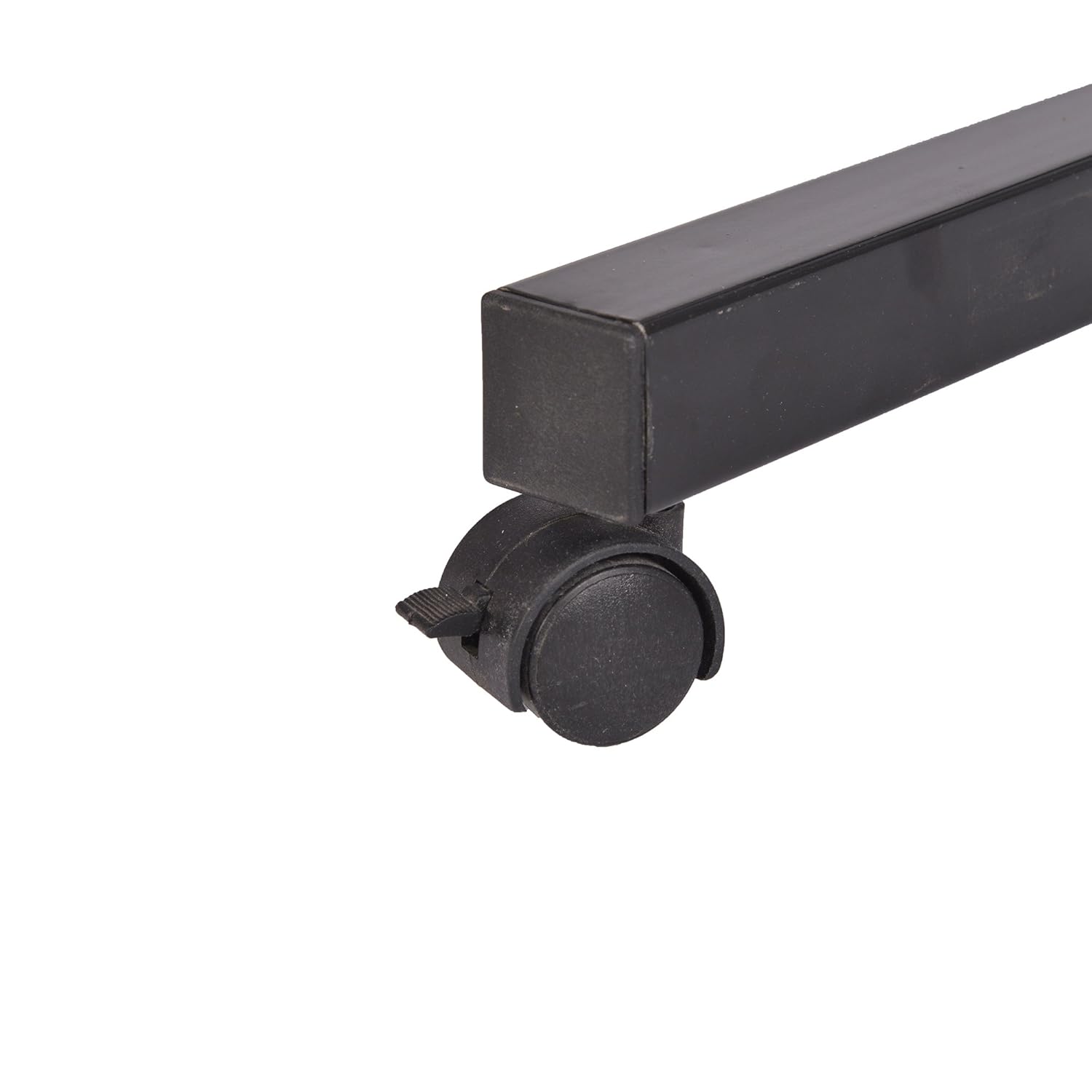 Mind Reader Mobile Sitting Standing Desk Rolling Reversible Home Office Laptop Workstation with Side Storage, Locking Wheels, Large, Black : Office Products