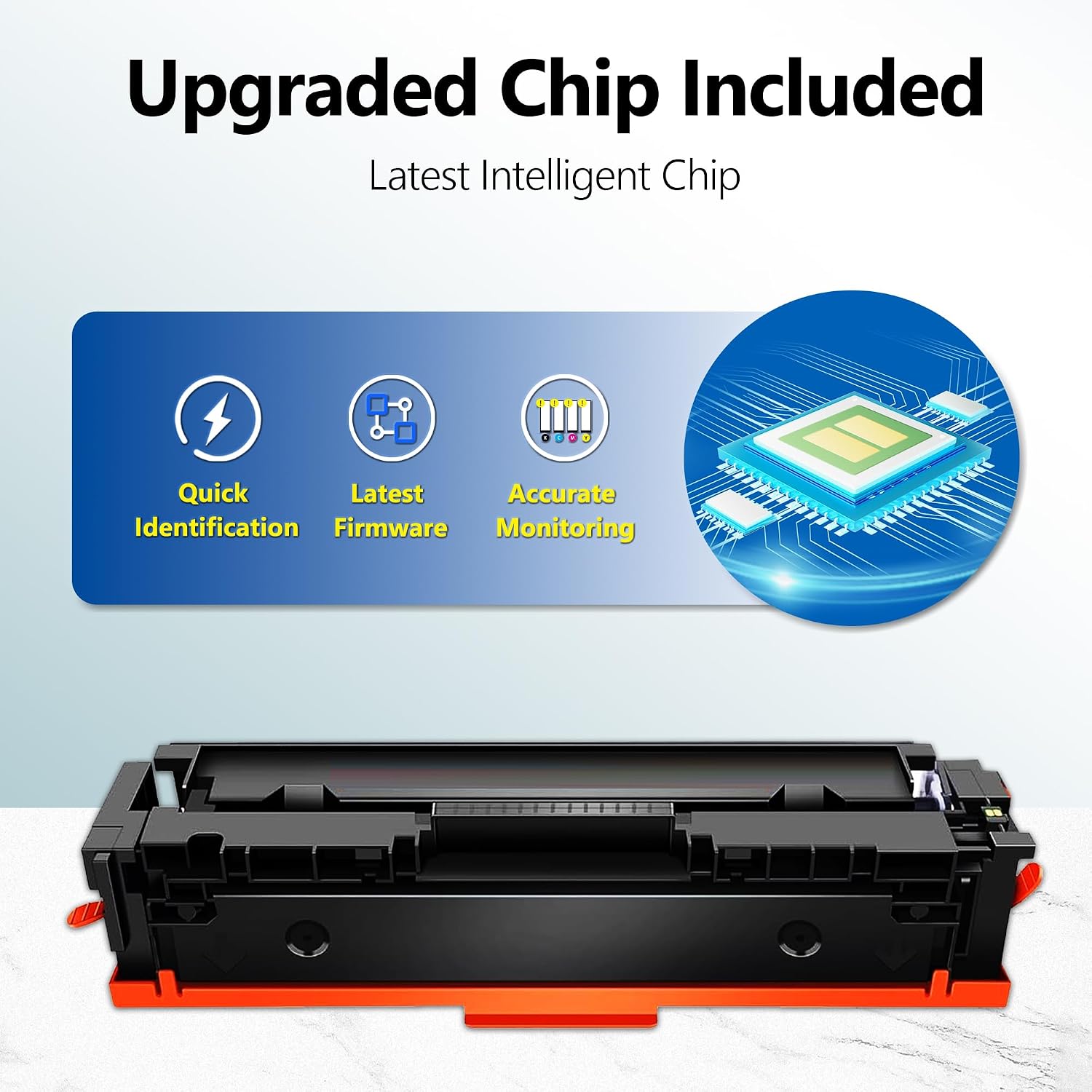 215A Black Toner Cartridges 2 Pack (with Chip) Replacement for HP 215A Compatible with Color Pro MFP M182nw M183fw M182n M182 M183 M155 Series Printer (W2310A)