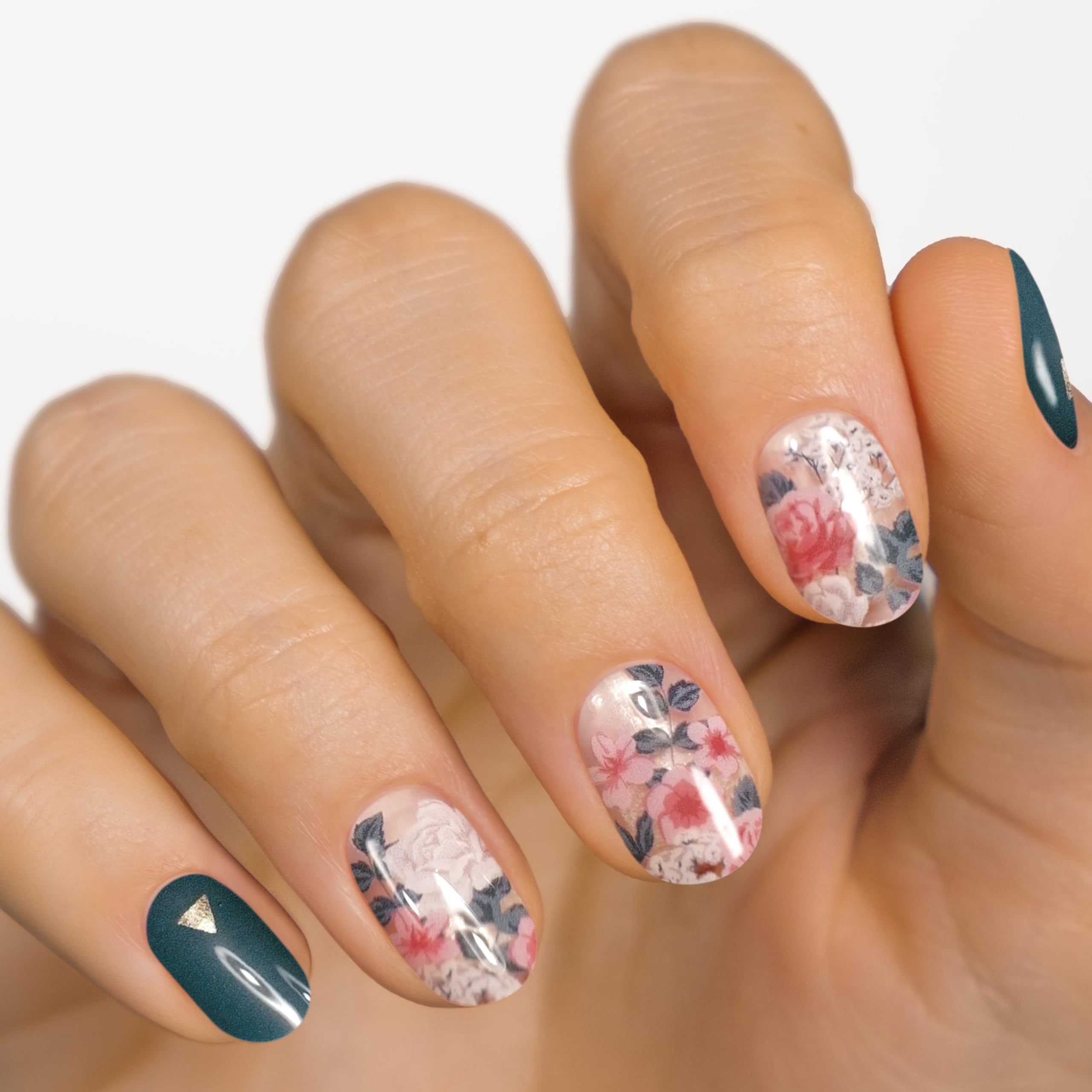 MOYOU LONDON Semi Cured Gel Nail Strips - 20 Pcs. Nail Wraps for Salon-Quality Manicure - Works with Any UV Nail Lamp - Easy to Apply, Trim, & Remove Gel Nail Stickers - Image 2