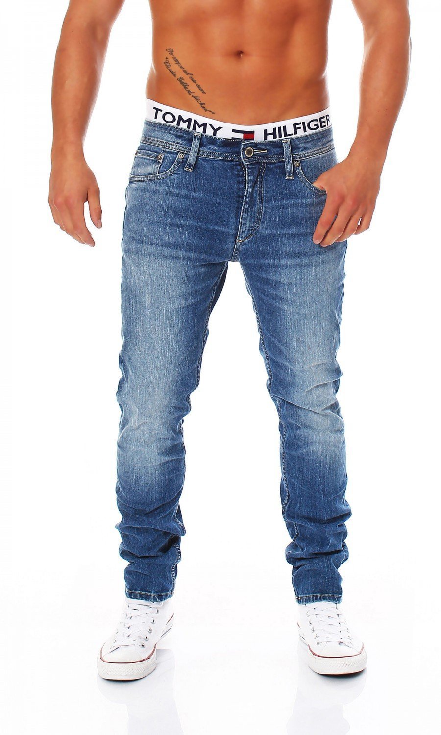 JACK & JONES Men's Skinny Jeans - Blue - 33W/32L