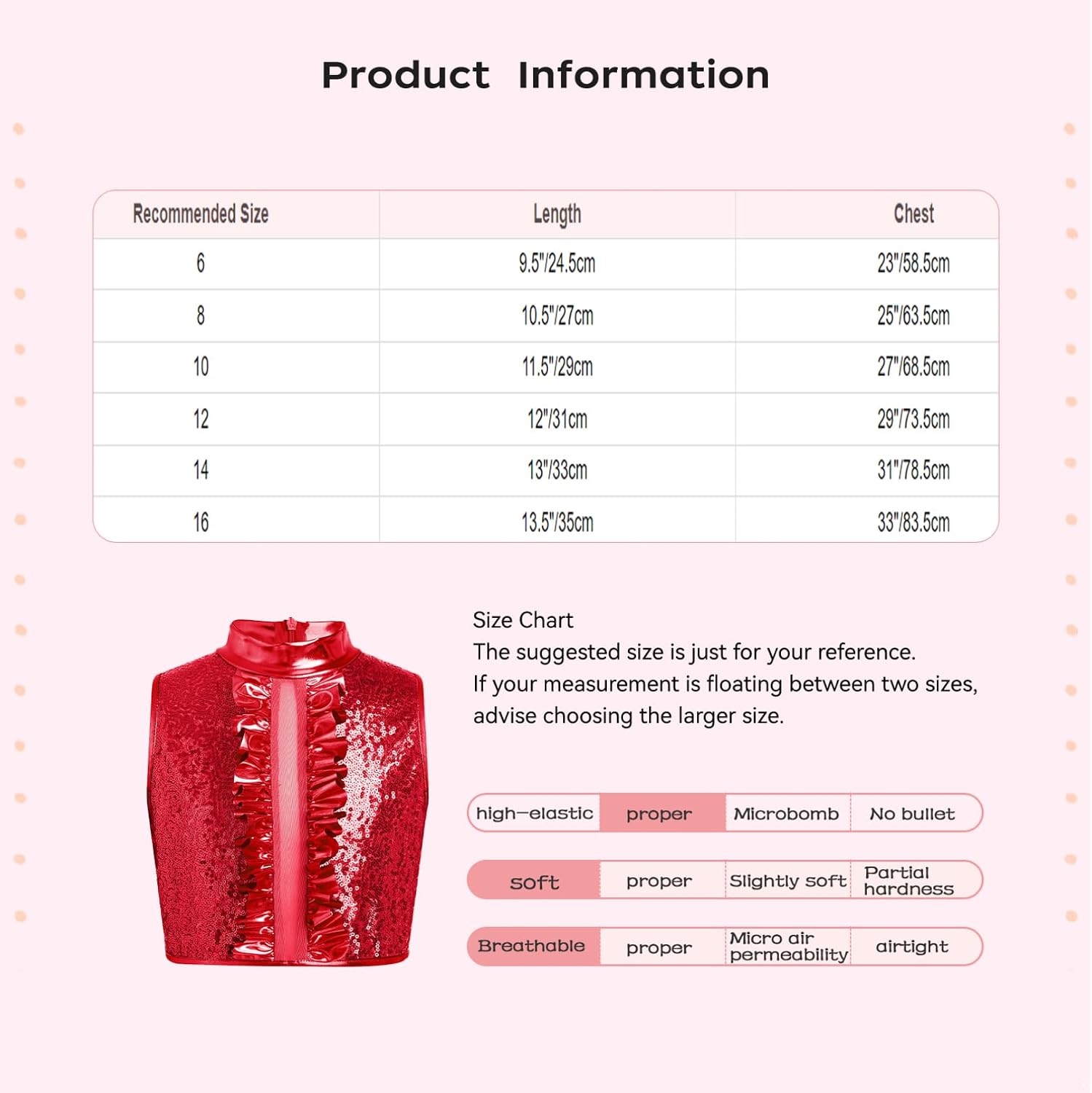 YiZYiF Girls Sequins Dance Crop Tops Jazz Hip Hop Performance Tank Vest Sparkly Blouse Shiny Shirt Ruffles Crop Cami