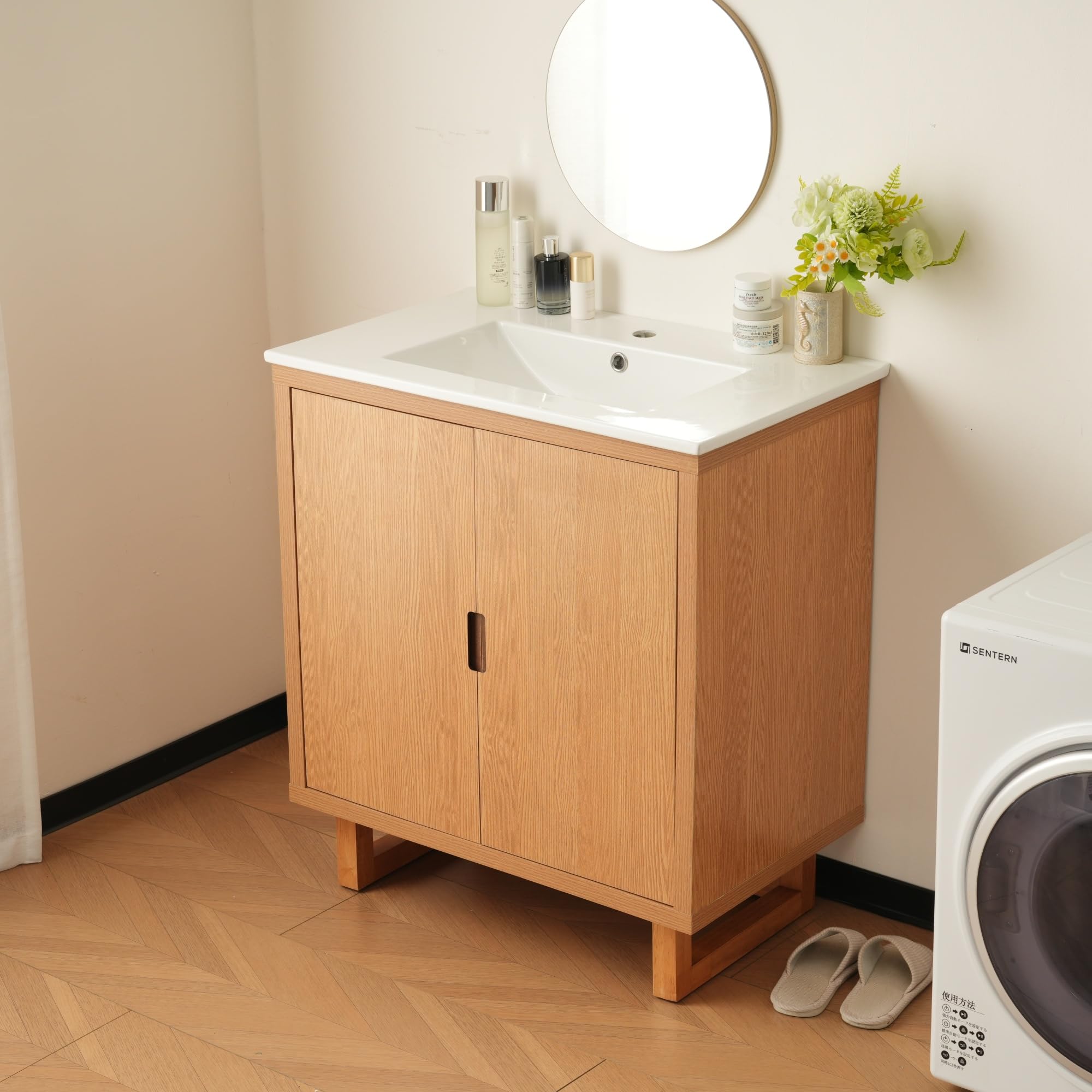 洗面化粧台片開きタイプ幅55cm台のみ化粧洗面台リフォーム下台 コンパクト洗面台 Amazon.co.jp: 洗面化粧台 片開きタイプ 幅55cm 台のみ 化粧洗面台