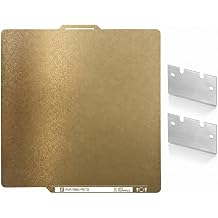 257x257mm Double Sided Textured PEI Build Plate with ID Code Flexible Spring Steel Sheet for Bambu Lab X1, X1C, P1P, P1S, A1 Easy Print Removal, 10x10 Inch Heated Bed Surface