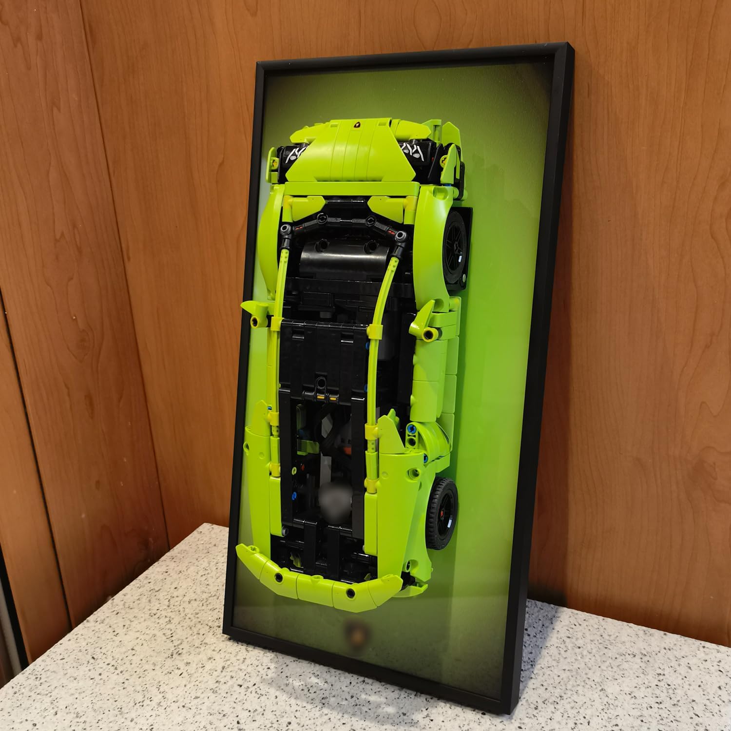 Display Wallboard for 42161 Race Car Model Building Kit, Home or Office Decorative Wall Panels,Adult Collectibles Wall Mount Frame (No Car Included) (42161 Display Wallboard)