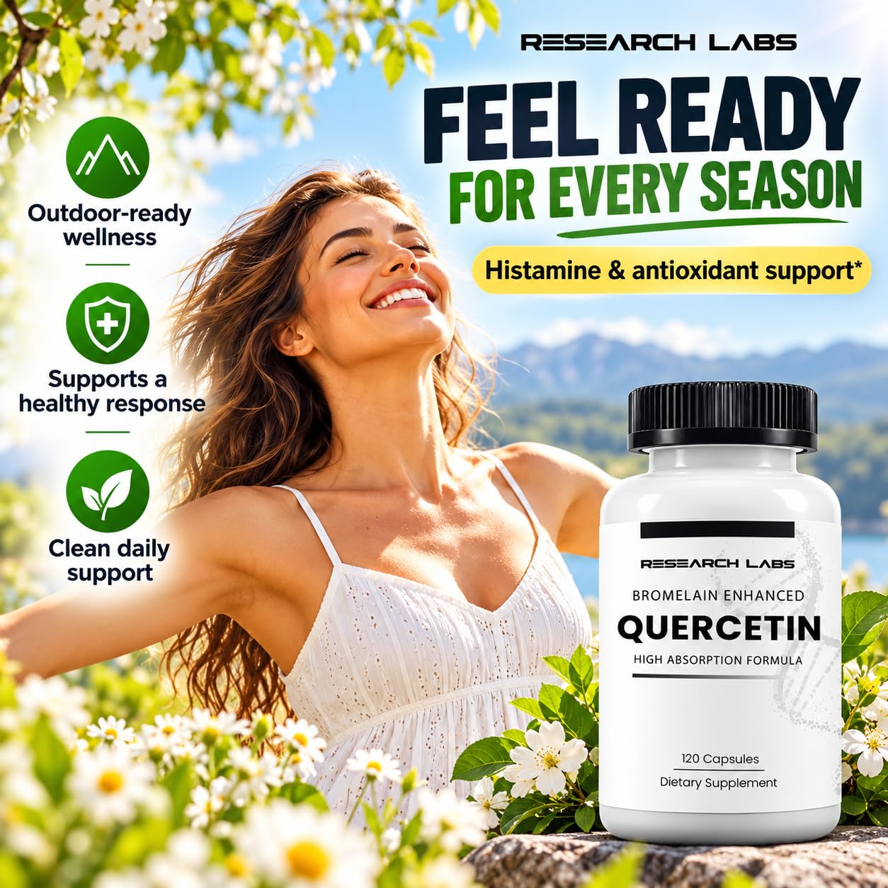 Research Labs Quercetin High Absorption Formula w/Bromelain — Amazon image 5