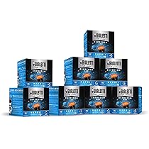 Bialetti Caffè D’Italia, Multipack 128 Capsule, 8 Box Da 16 Capsule, Napoli, Intensità 10, Compatibili con Macchine Bialetti sistema chiuso, 100% Alluminio