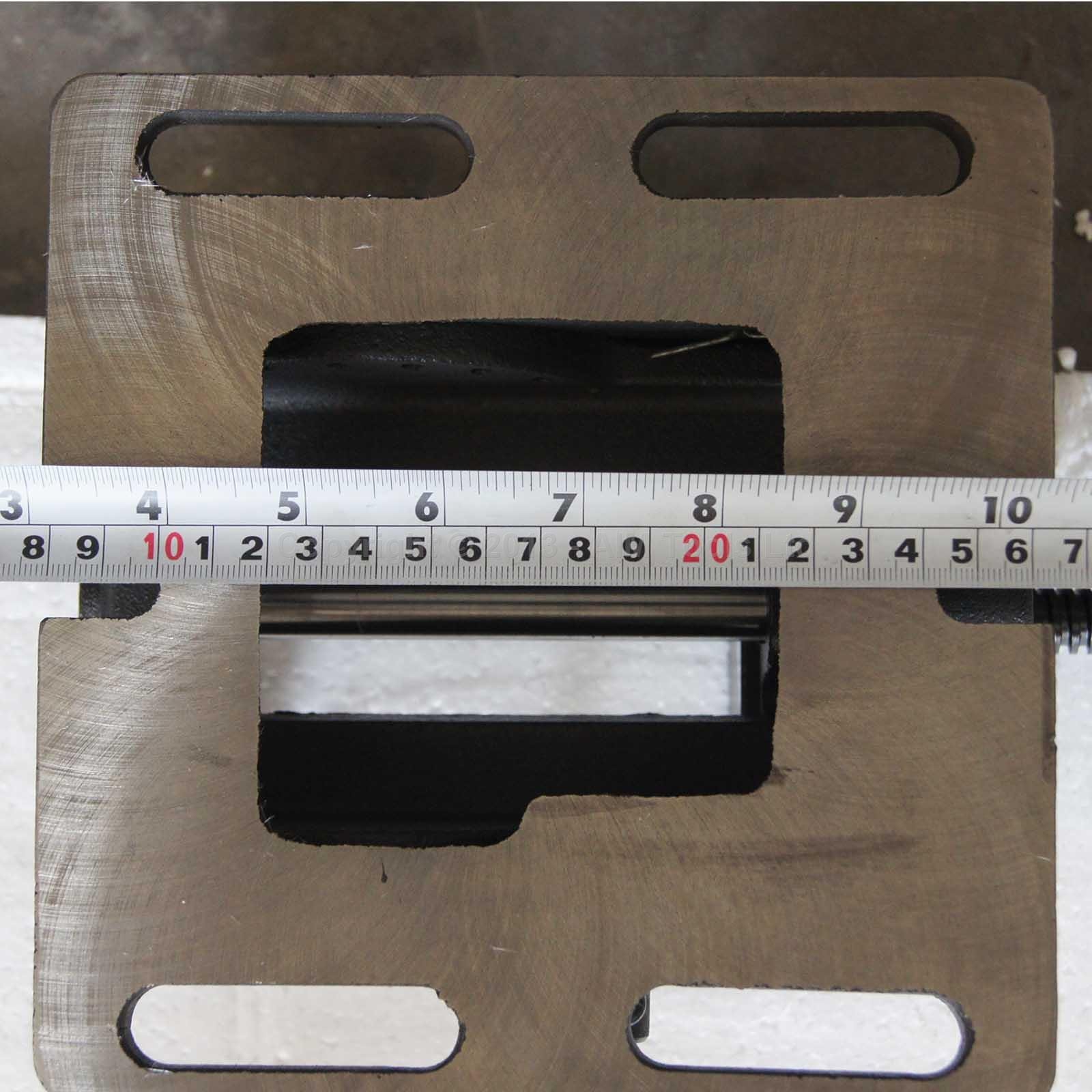 KATSU Morsa Inclinabile 4" 100mm Morsa per Trapano a Colonna Professionale Fresatrice Angolo di Inclinabile Morsa per Banco da Lavoro in Acciaio