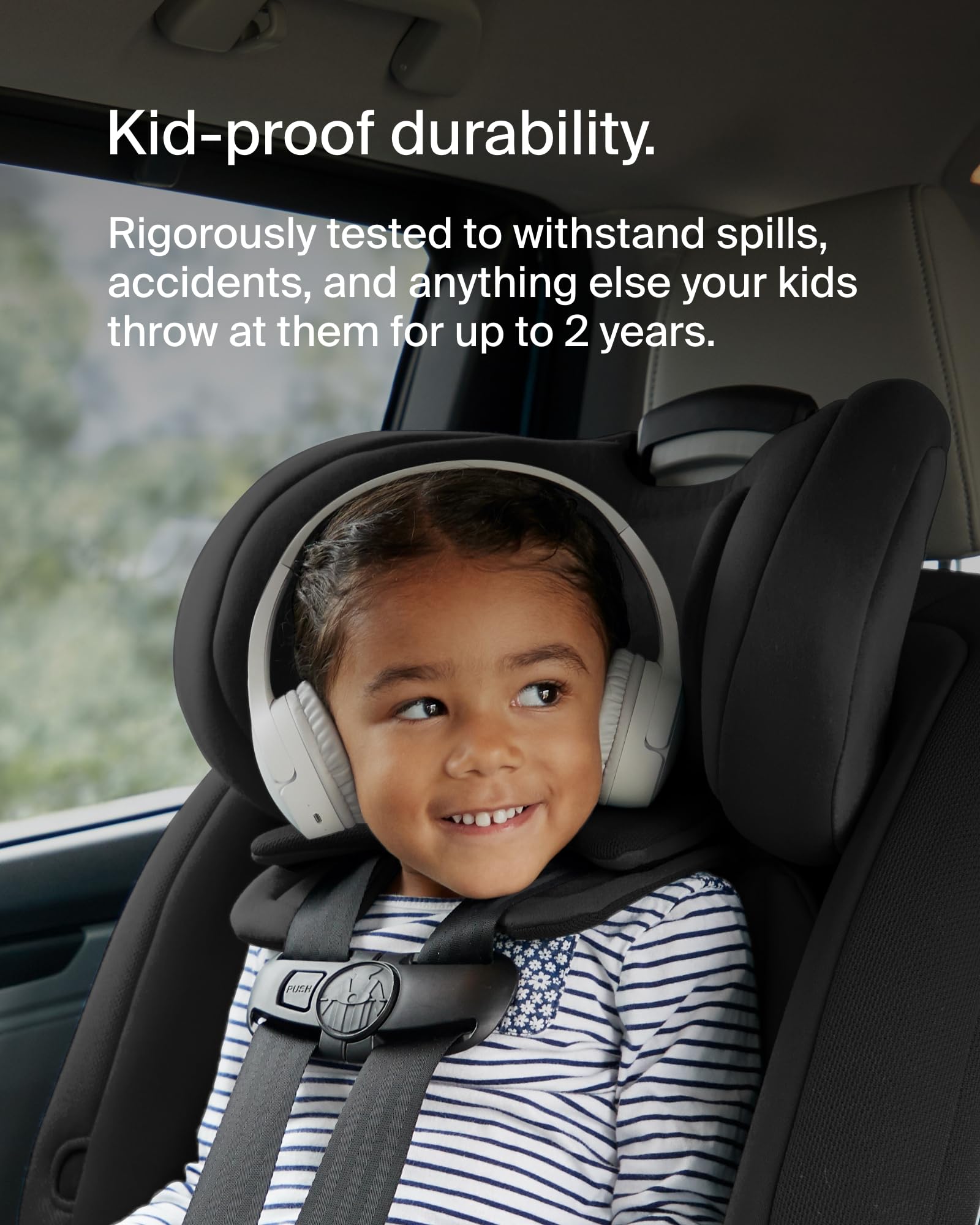 Belkin SoundForm Mini Kids Wireless Headphones with Built-In Microphone, 30H of Playback Time, & Fun Stickers - Image 3