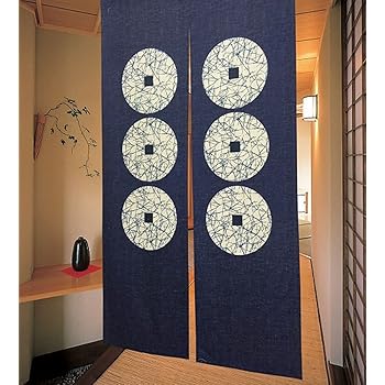 Cortina de puerta japonesa Noren para decoración del hogar, de LIGICKY