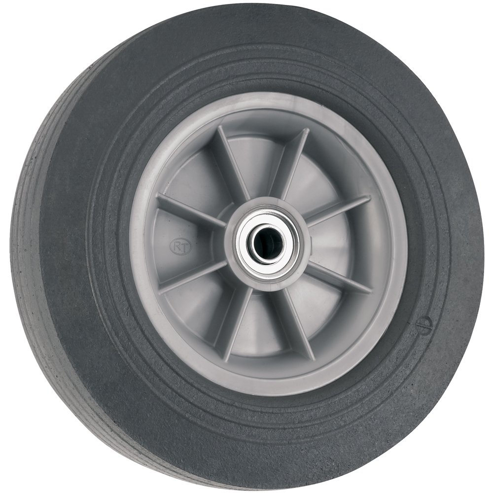 Titan 10" Flat-Proof Solid Rubber Wheel, 300-lb. Capacity, Black