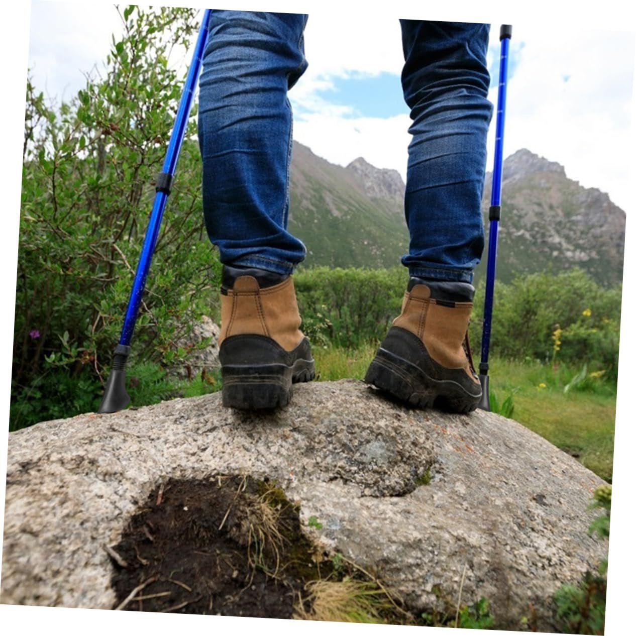 Kisangel 30piezas Funda Del Bastón De Trekking Repuestos Antideslizantes De Plástico Para Senderismo
