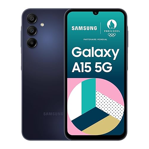 Samsung Galaxy A15 5G 128 Go, Smartphone Android déverrouillé, écran