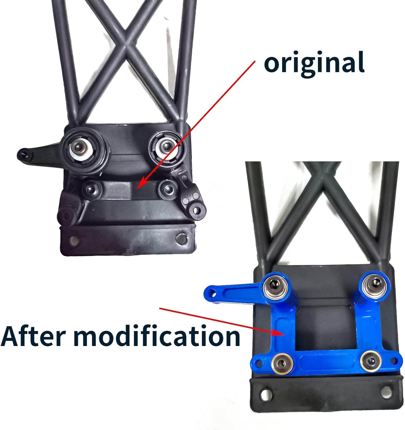 RC Alloy Steering Bellcrank Set for Tra-xxas 1/10 Slash 2WD RC Car Upgrade Part
