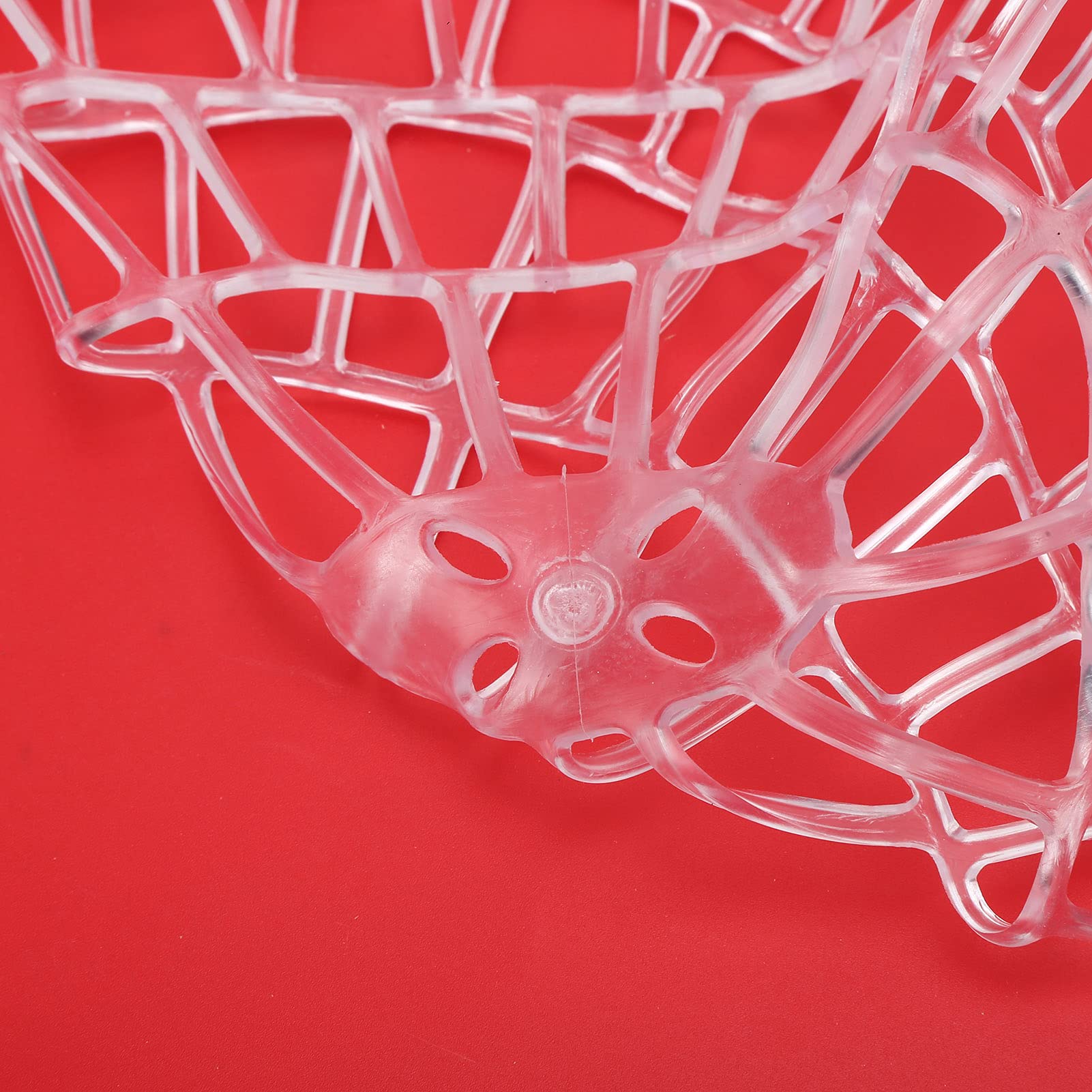 Protection Poissons Sans Blessure Épuisette De Pêche à La Truite En Caoutchouc Souple SF - Filet Transparent Safe Poissons - Manche Bois Orme Filet De Peche