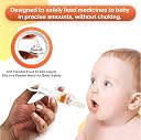 Ganpati Enterprises Baby Dispenser Needle Feeder Medicine Dropper (White),1 Count gallery image