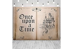7x5ft Fairy Tale Opening Book Backdrop