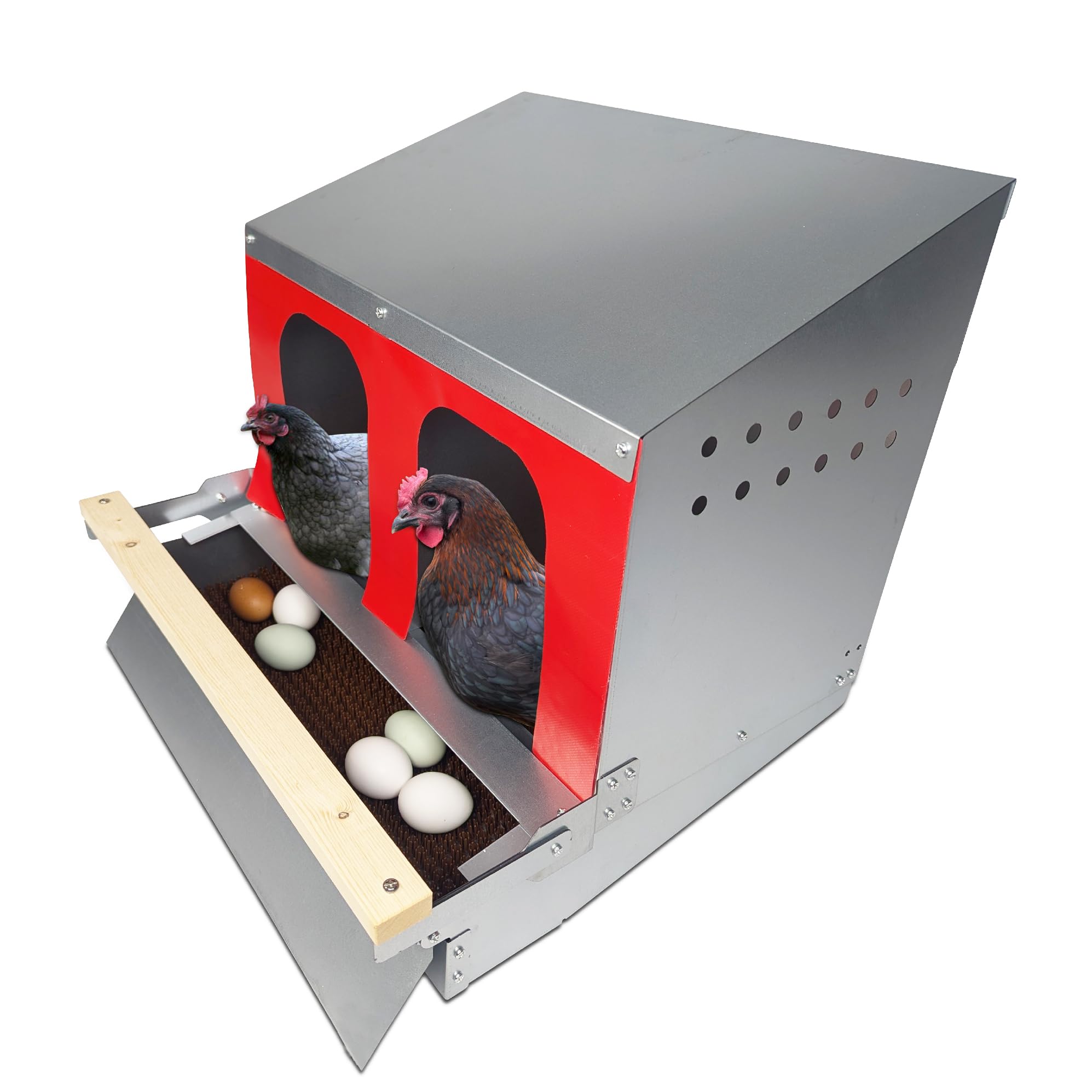 Hen's Choice™ Reversible Roll Out Nest Box for Chickens Roll