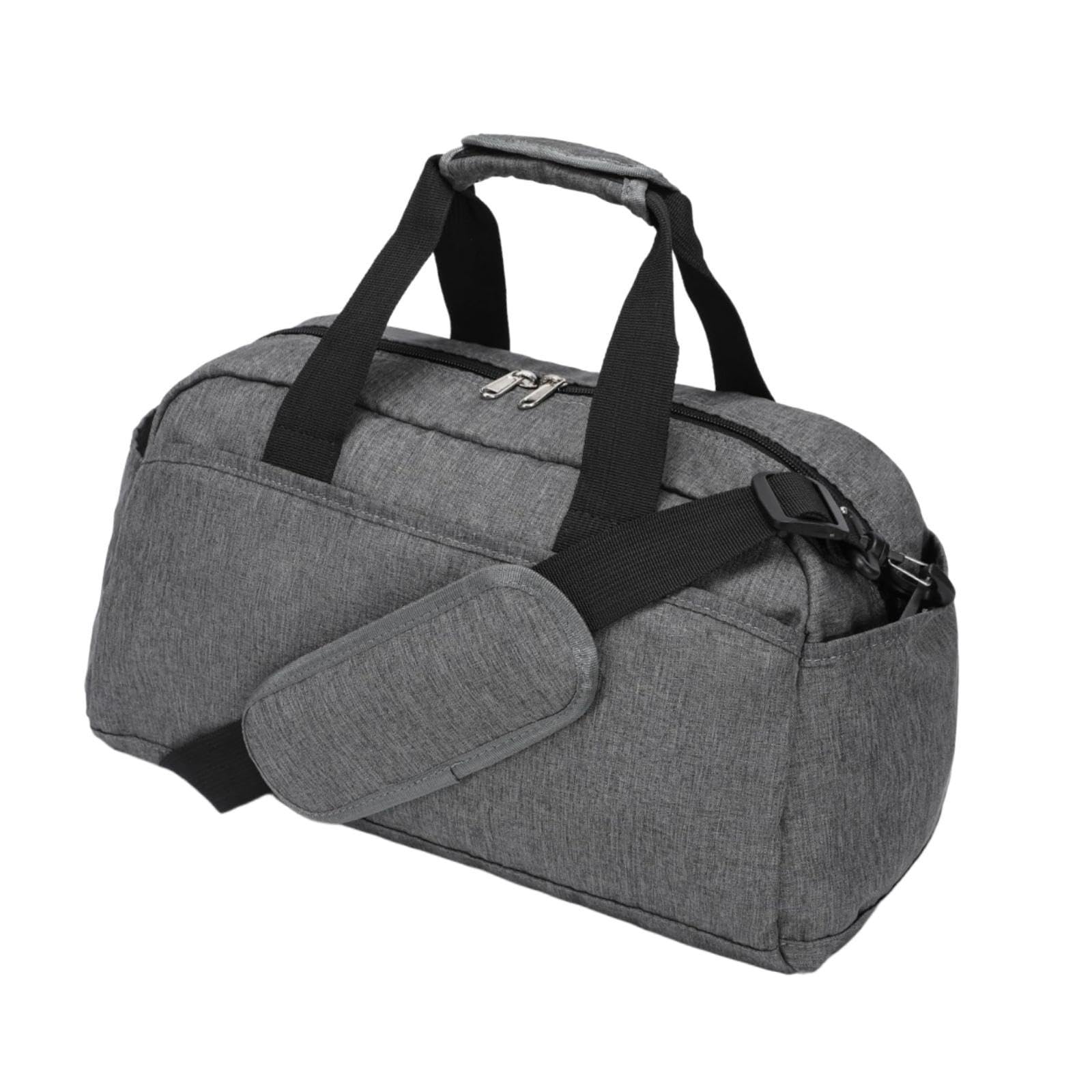 Small Gym Bag Storage for Women Men Carry on Bag for Fitness Travel Exercise Gray-picture-50
