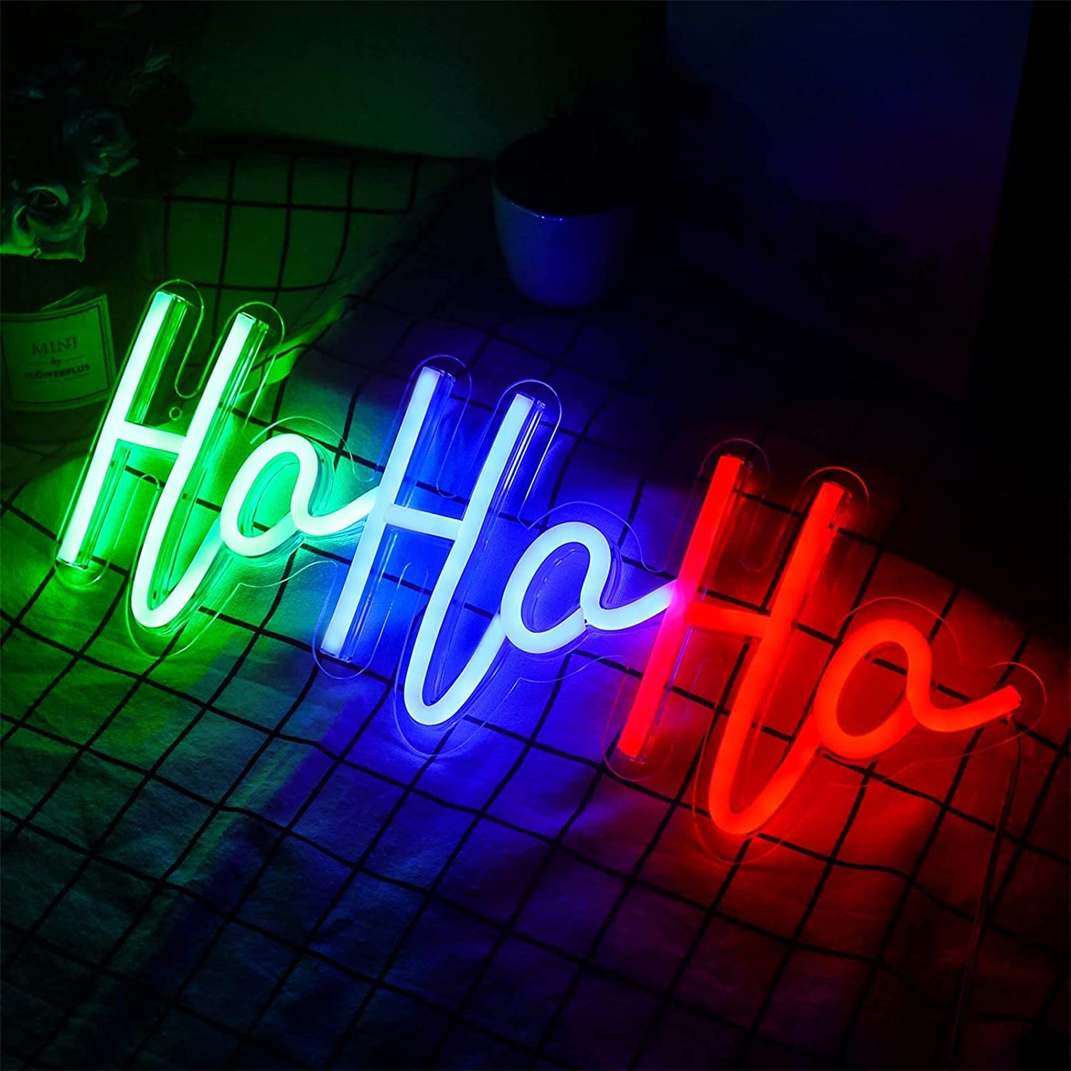 Amazon.co.jp: Hahaha 面白いネオンサイン、パーティーバークラブの