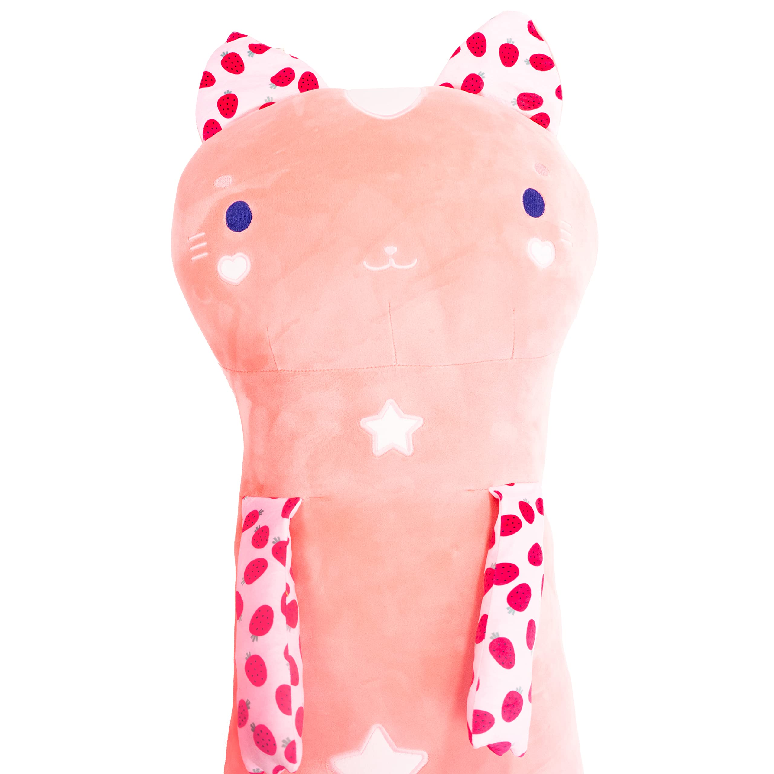 MOMOMI Nice Group Takai Yuki 120 cm, 1 muñeco de Gato Rosa salmón