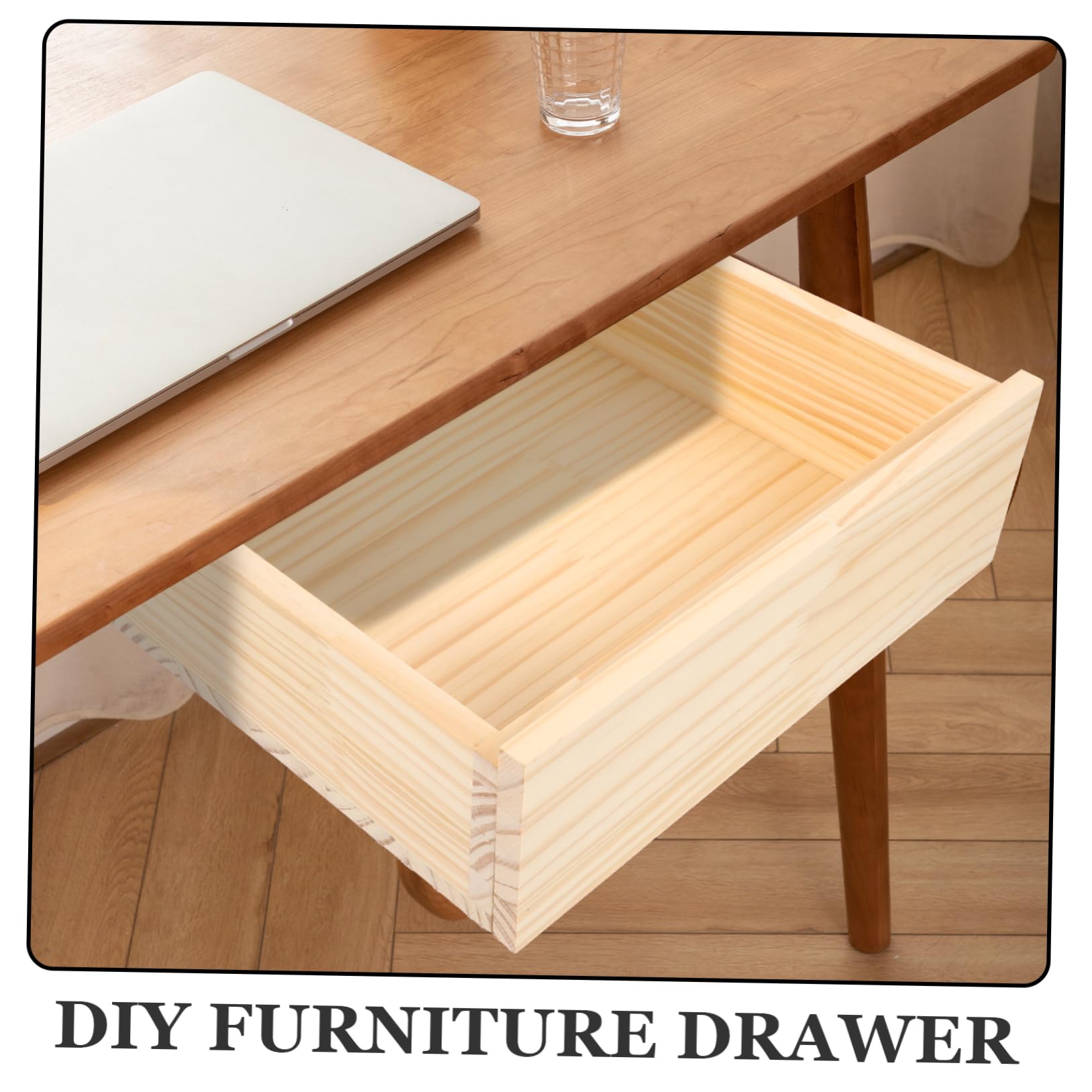 Tiroir en Bois Soi-même pour Armoire, Simple, Beige