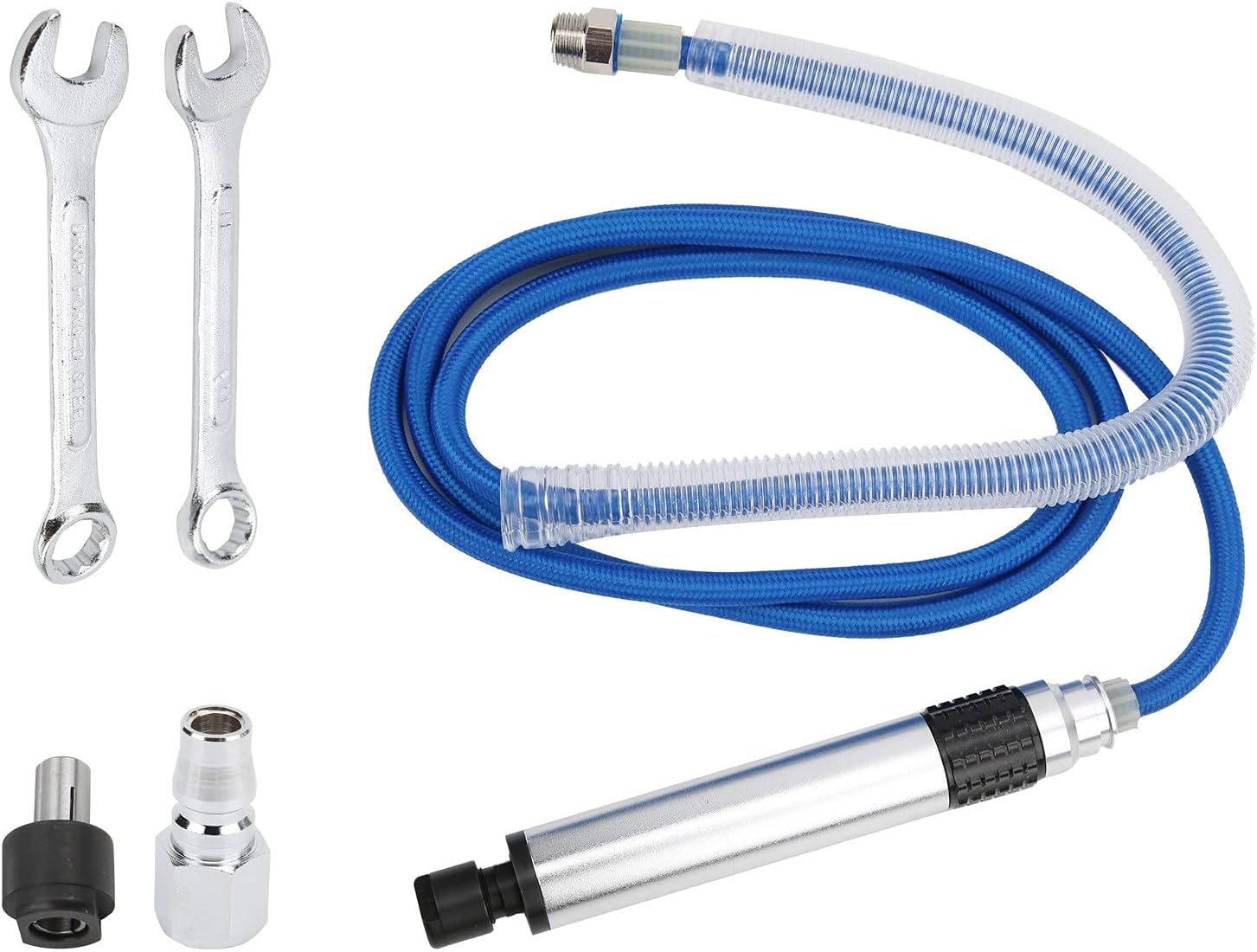 Pneumatic Polishing Machine KP - 609, Adjustable Speed Air Polisher for Surface Grinding, Deburring and Shaping Metal Wood Rubber Parts with Lightweight Ergonomic Design (Japanese Style)