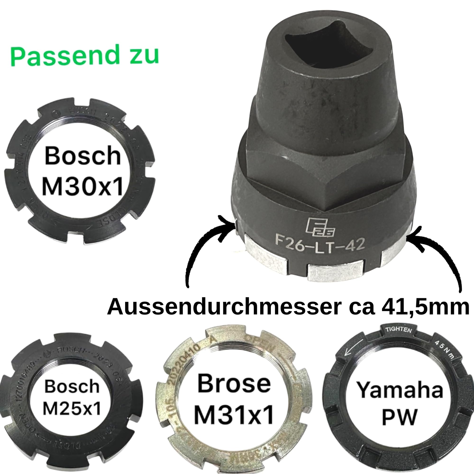 Killページ Fantic26 Lockring Tool E-bike sluitring kettingblad Spider