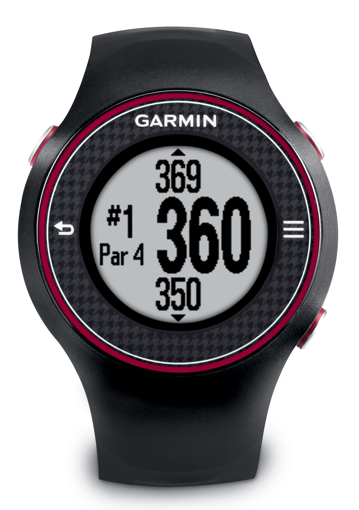 Garmin Approach S3 Orologio GPS Golf, Nero/Rosso