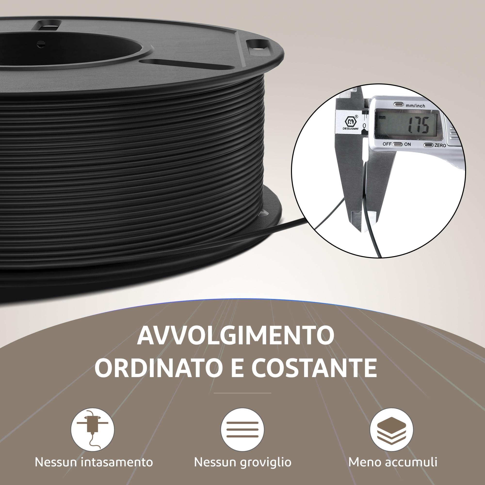 ELEGOO Rapido Filamento PETG, 1,75 mm, Multicolore 8×250 g, 30-600 mm/s, Filamento per Stampante 3D PETG, precisione dimensionale +/- 0,02 mm, adatto per la maggior parte delle stampanti 3D FDM
