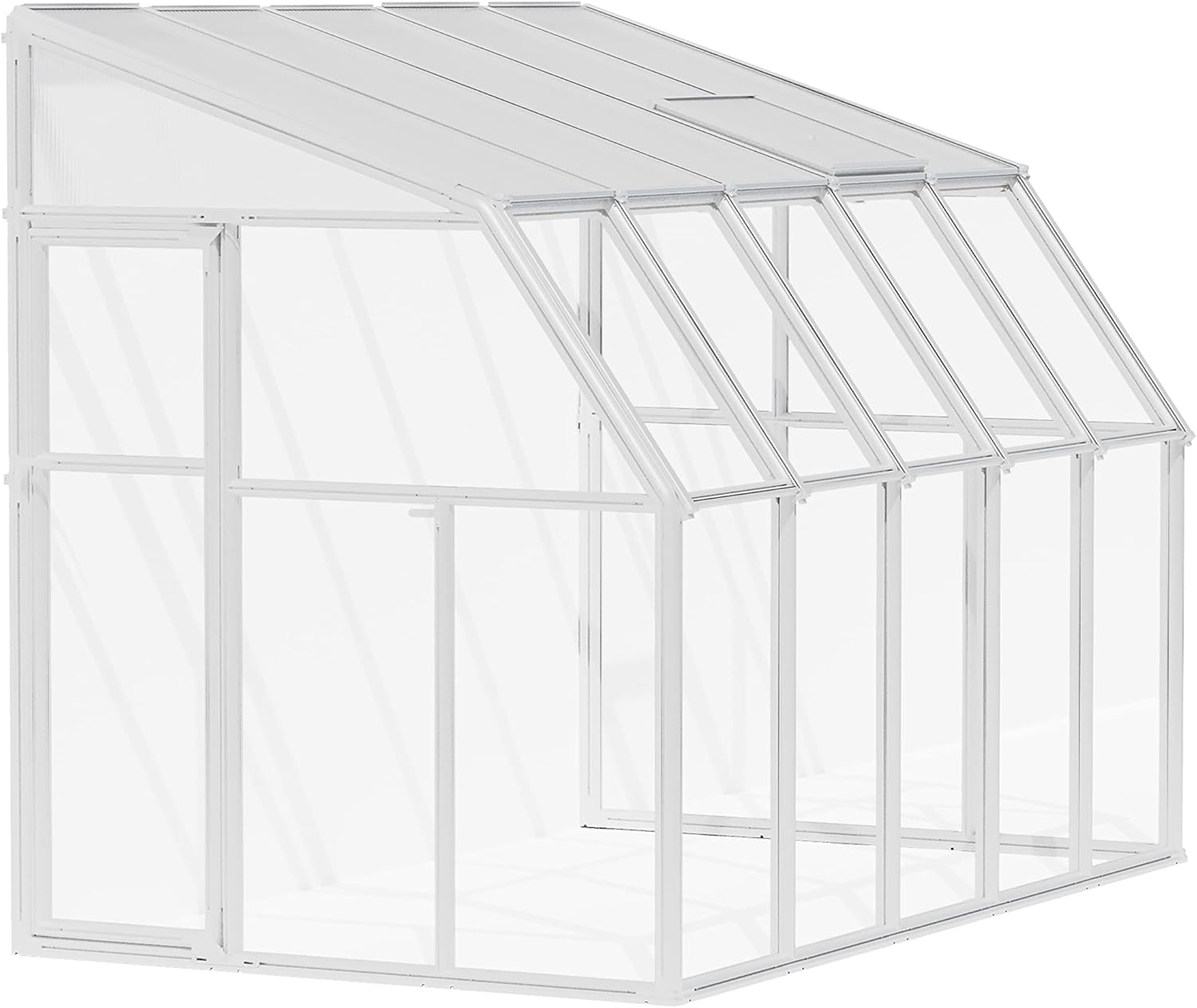 Véranda Rion Sun Room Par Palram - Jardin D'hiver 6x10 Pieds - Structure Résine Et Polycarbonate