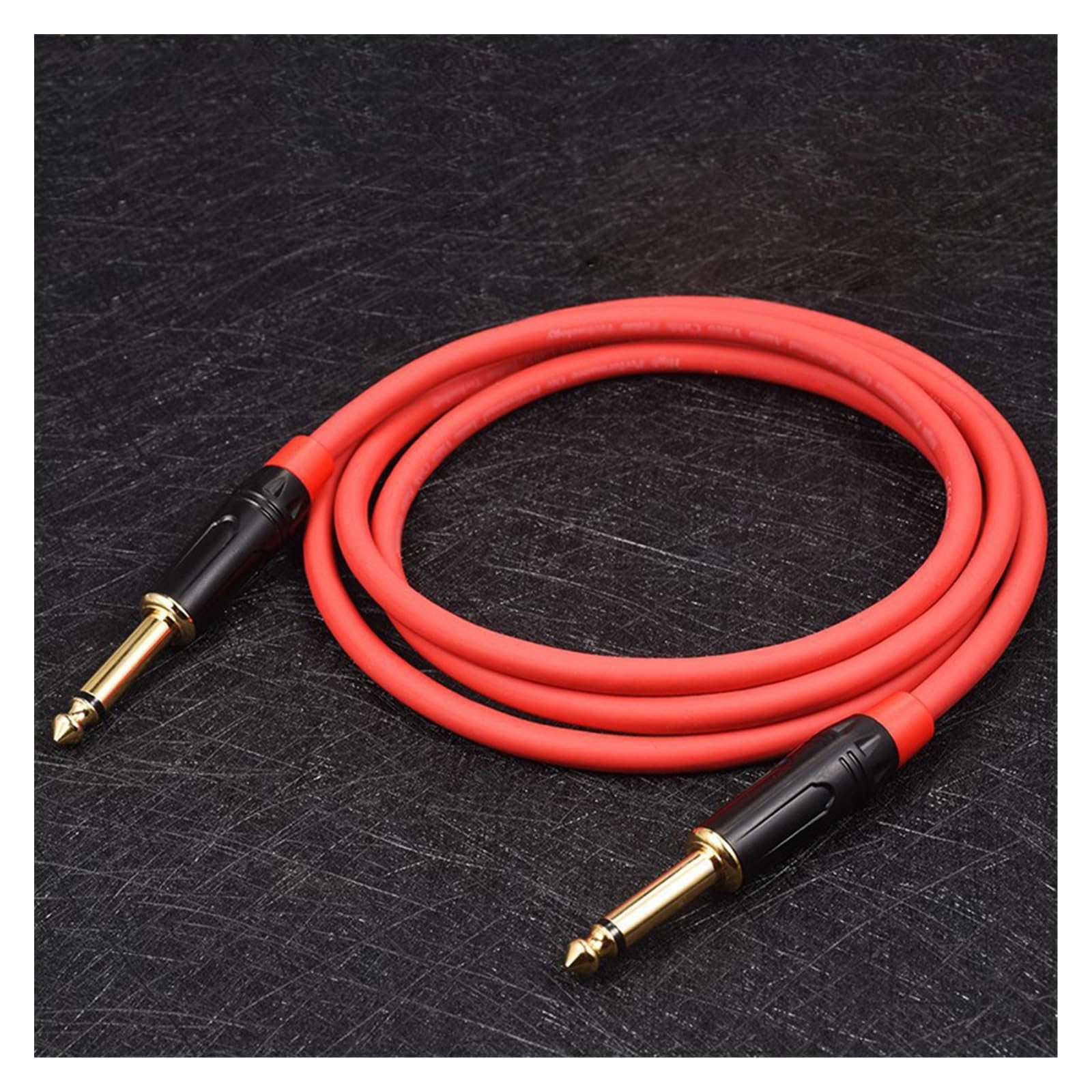 kabel audio do gitary Instrument Gitarowy Kabel Audio 6.35mm Do 6.35mm Wtyk Jack Męskie Złącze Do Instrumentu Gitara Mikrofon Basowy (Color : Type B, Size : 1m)
