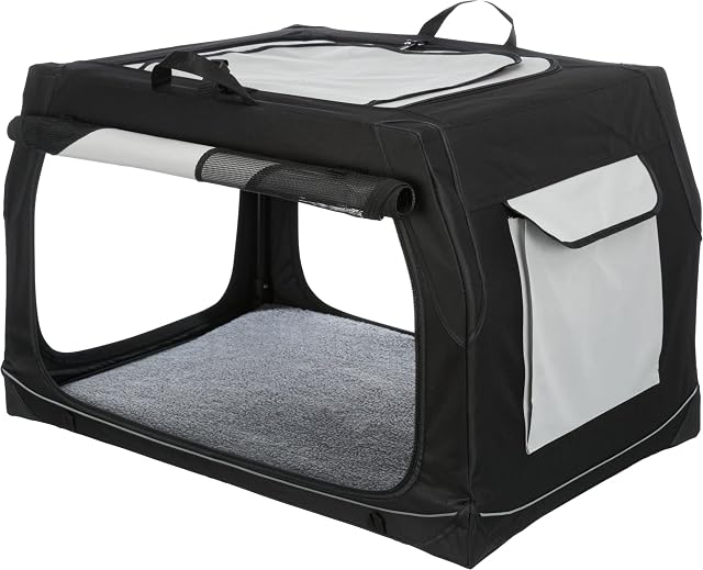 Foto 5 de 8 de Jaula Nylon Plegable Coche, Vario, M, 76x48x51cm
