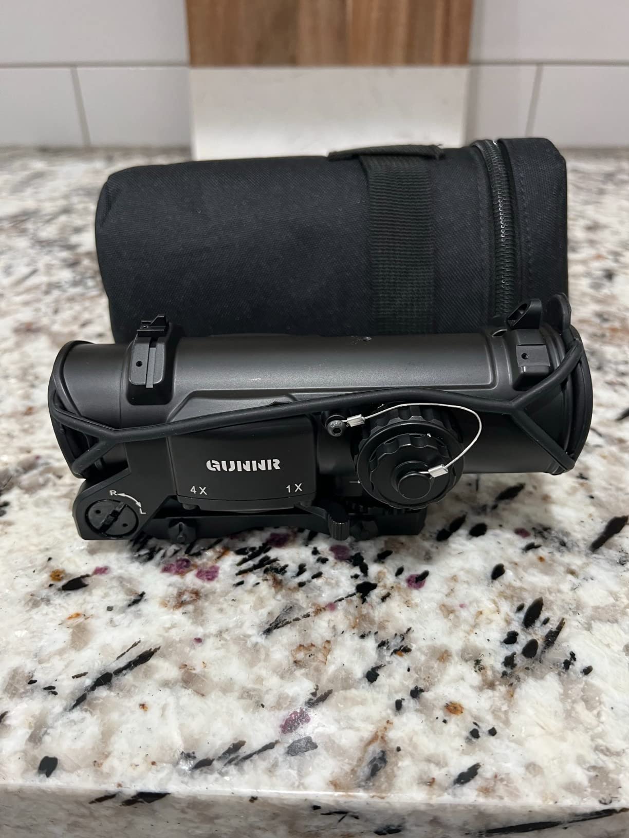 17/mo Finance Gunnr 1x or 4X 32mm Rifle Scope, Red Dot Sight with 11