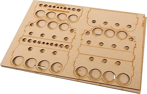 Vista 24 de Modular The Broken Token, para pintura, Doble cajón recto.