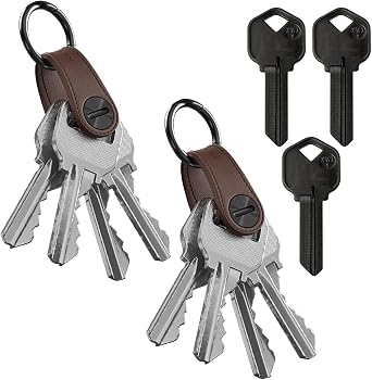 KEY SMART Mini Leather 2-Pack & AirKeys KW1 Black 3-Pack