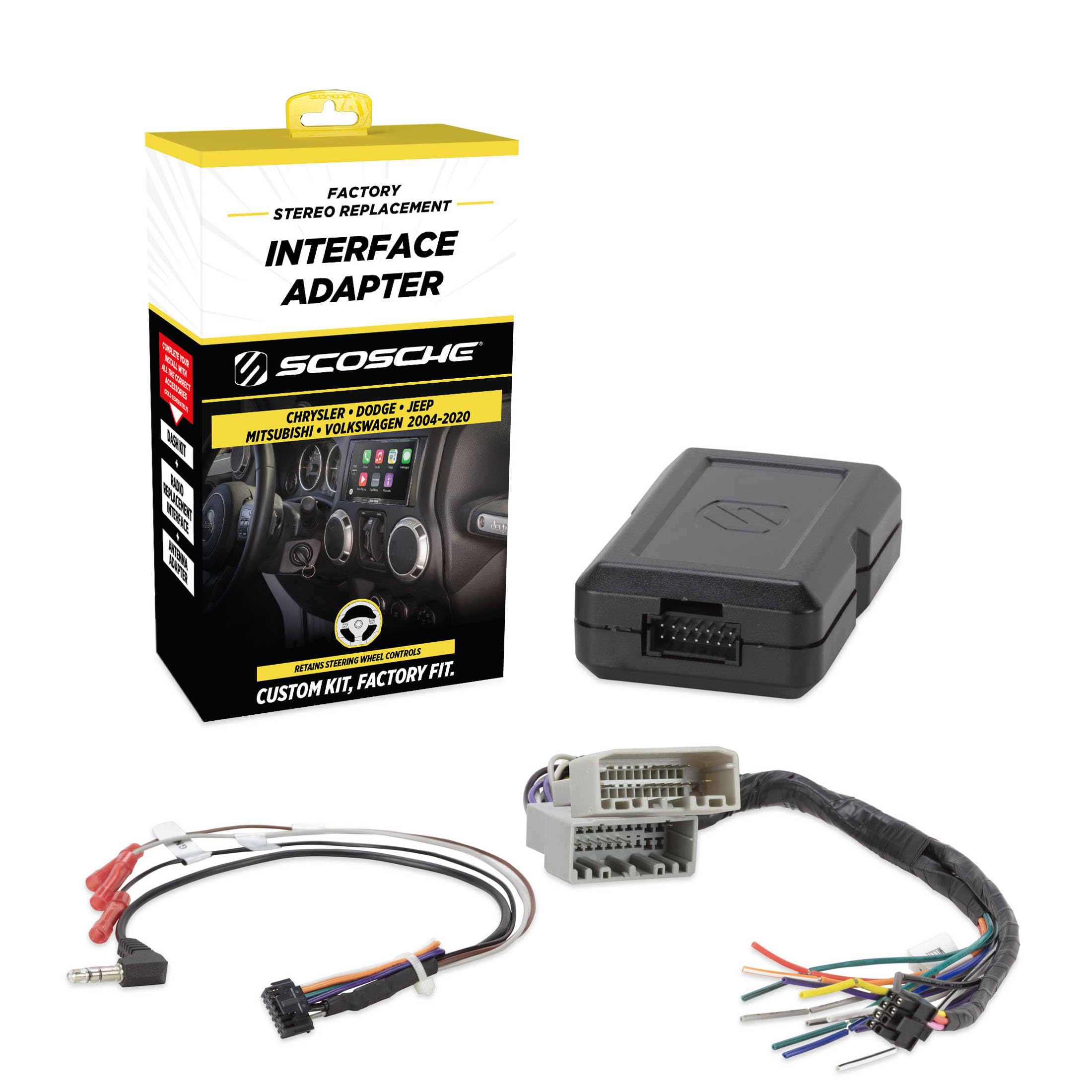 Amazon.com: Scosche CR4K-WP Factory Stereo Replacement Interface