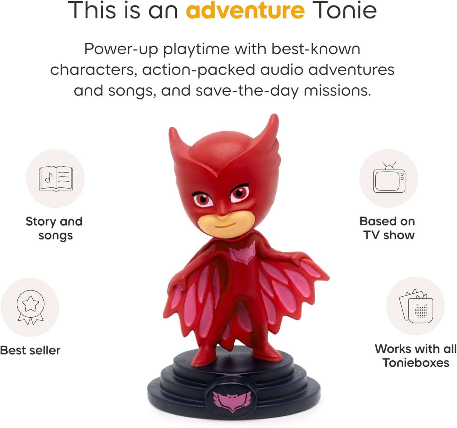 Tonies Owlette Audio Toy Figurine from PJ Masks