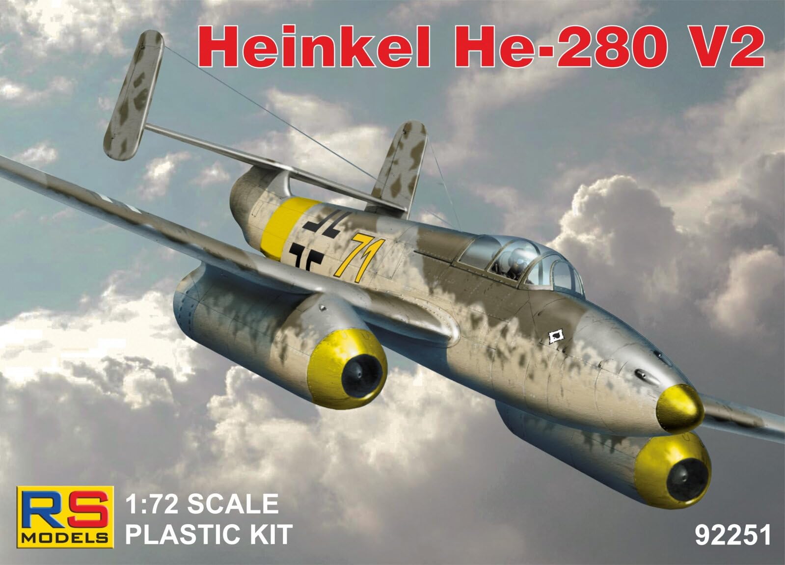 Amazon | RSモデル 1/72 ドイツ空軍 ハインケル He-280 V2 1943