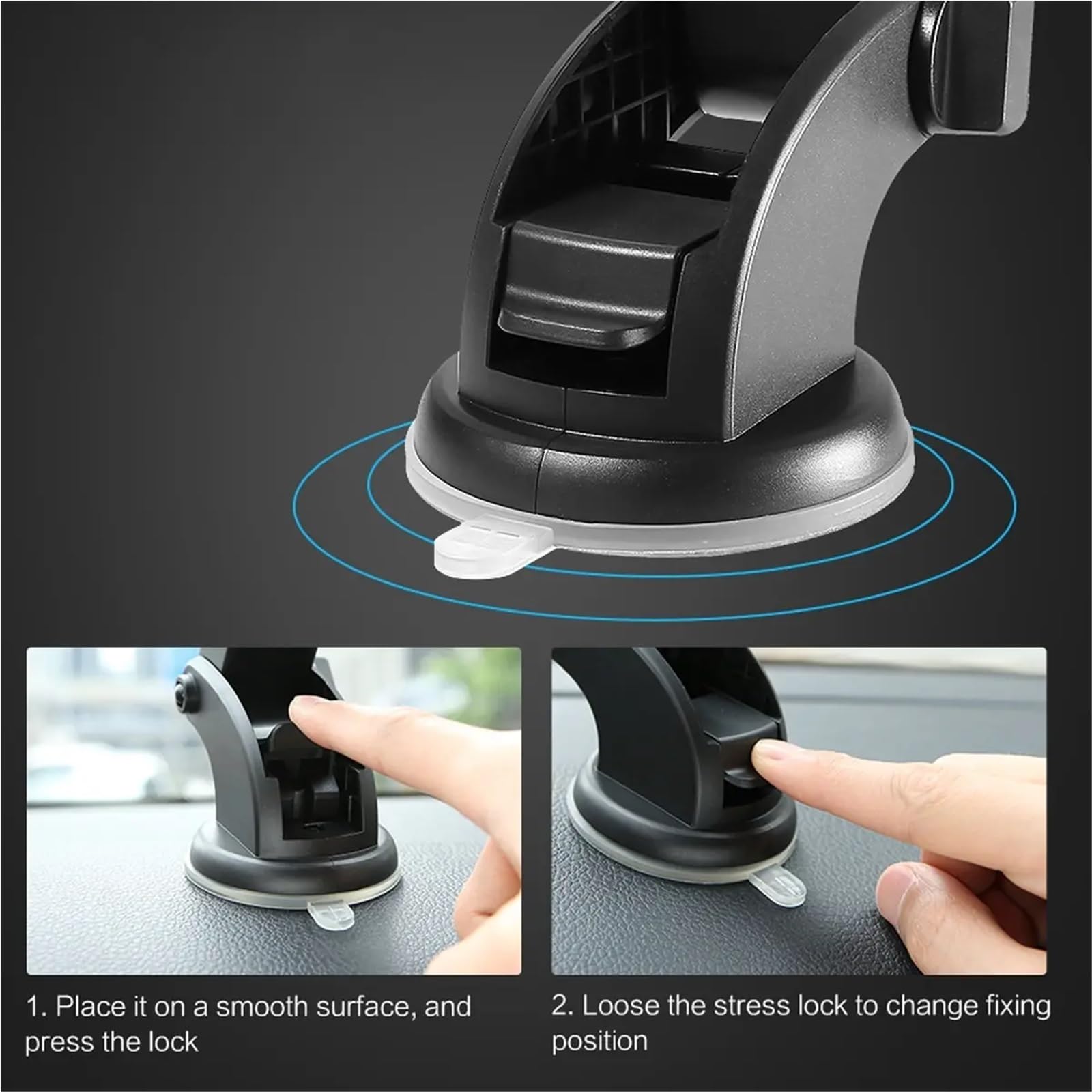 Porta cellulare Per auto Para asta lunga telescopica Soporte Movil Coche