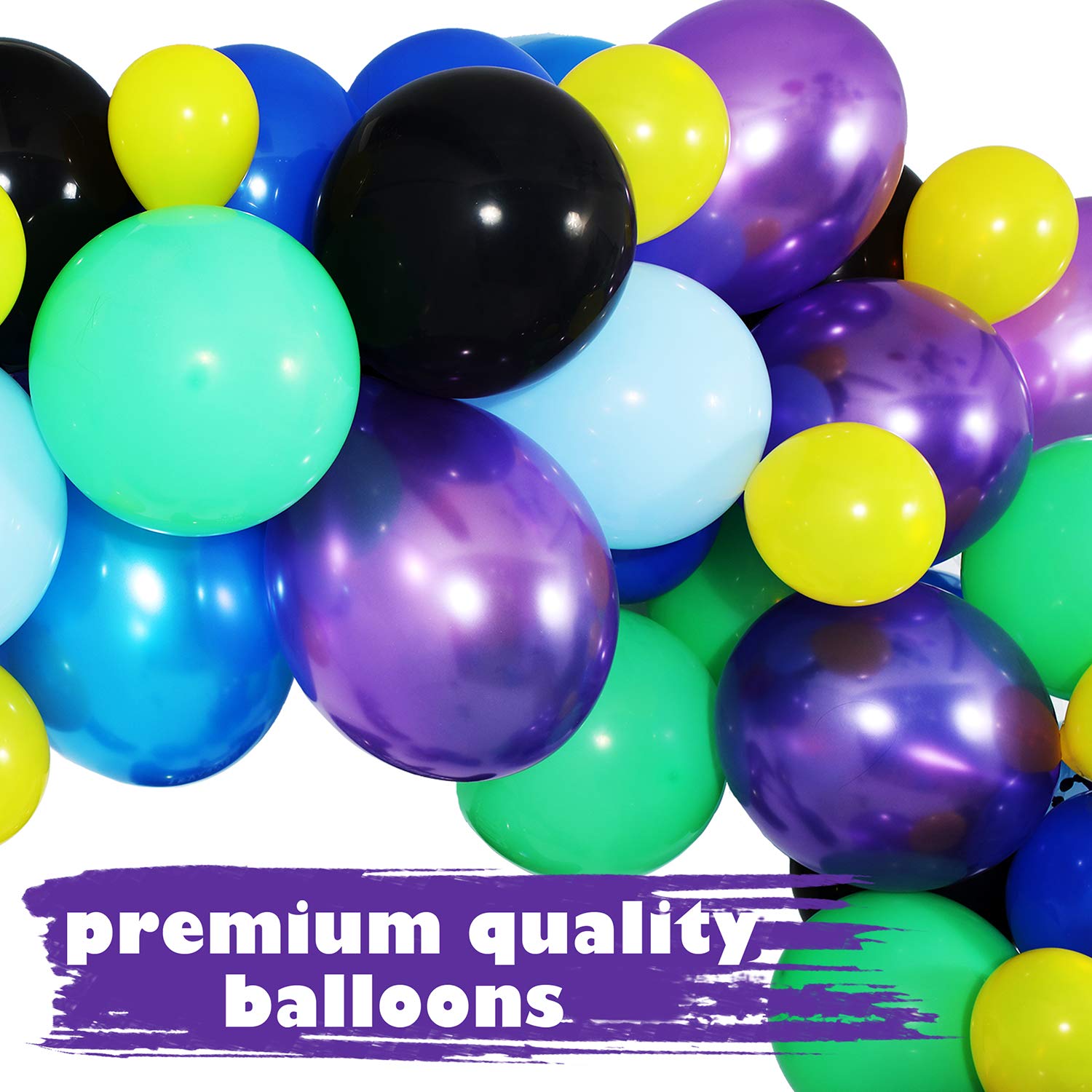 Video Game Party Balloon Garland Kit, 113PCS 12Inch Balloon Garland