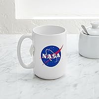 Vista 5 de CafePress NASA - Taza grande de cerámica para café, 15 oz (15.0 fl oz)