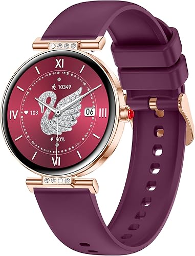 Yihou Relojes inteligentes para mujer, rastreador de actividad física, reloj de fitness con monitor de frecuencia cardíaca, monitoreo del sueño,