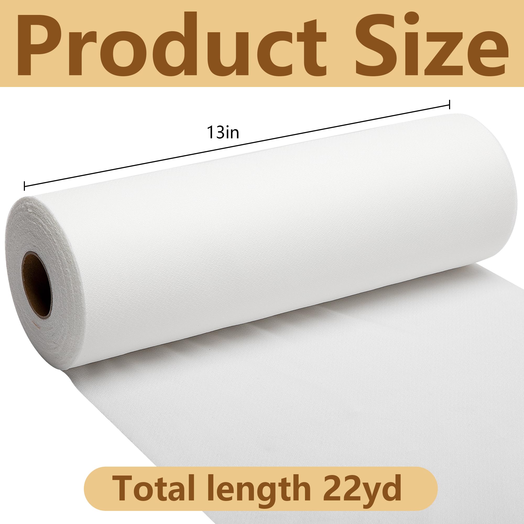 Codree 13" X 22 Yd Extra Long Soft & Cozy Embroidery Stitch