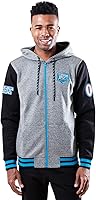 Vista 17 de Ultra Game Chaqueta con capucha oficial de la NBA Super Soft MVP con cremallera completa para hombre