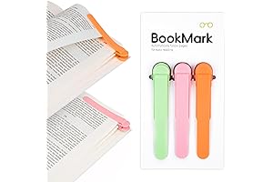 3 PCS Automatic Bookmark, Smart Bookmarks for Women Men Book Accessories