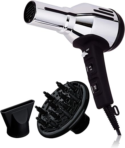 Hot Tools Taifun Ionic AC Motor Professional Dryer with Travel Bag