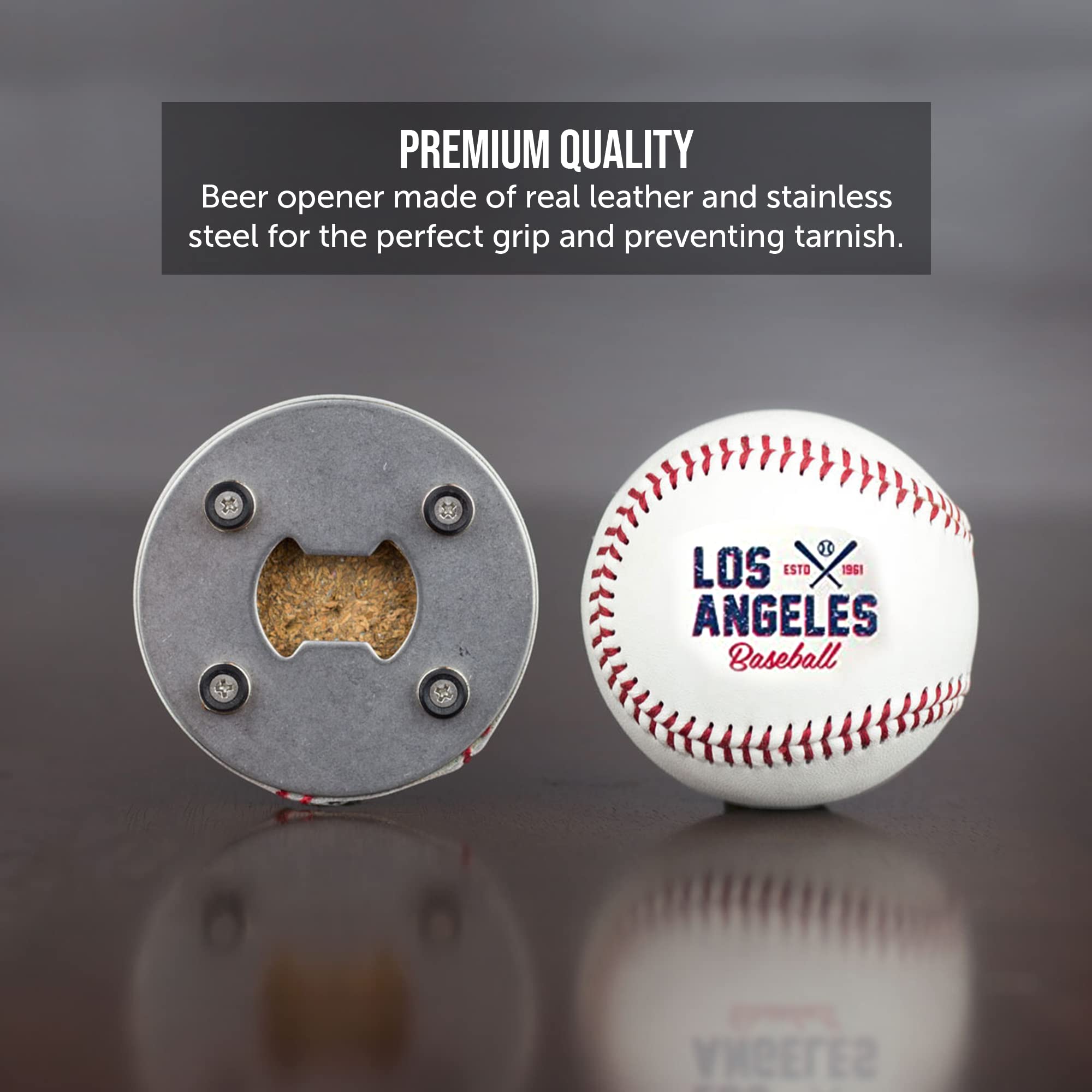 ら*ら様 MLB 野球ボール ボトルオープナー 楽天市場】トークン＆アイコン 栓抜き エンゼルス ベースボール