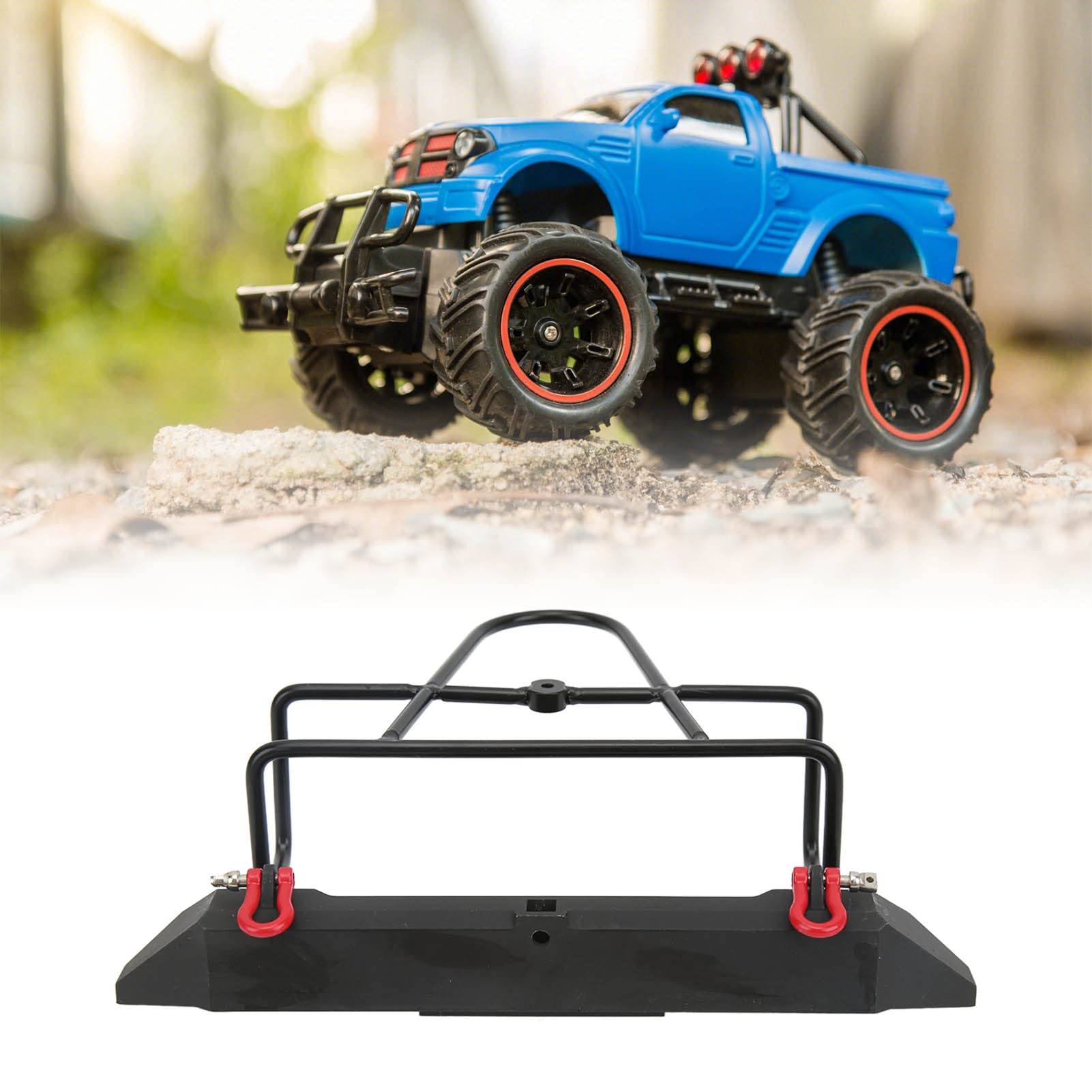 Tylny zderzak ze stopu aluminium do samochodu wspinaczkowego TRX4 SCX10 SCX10III 1/10 RC